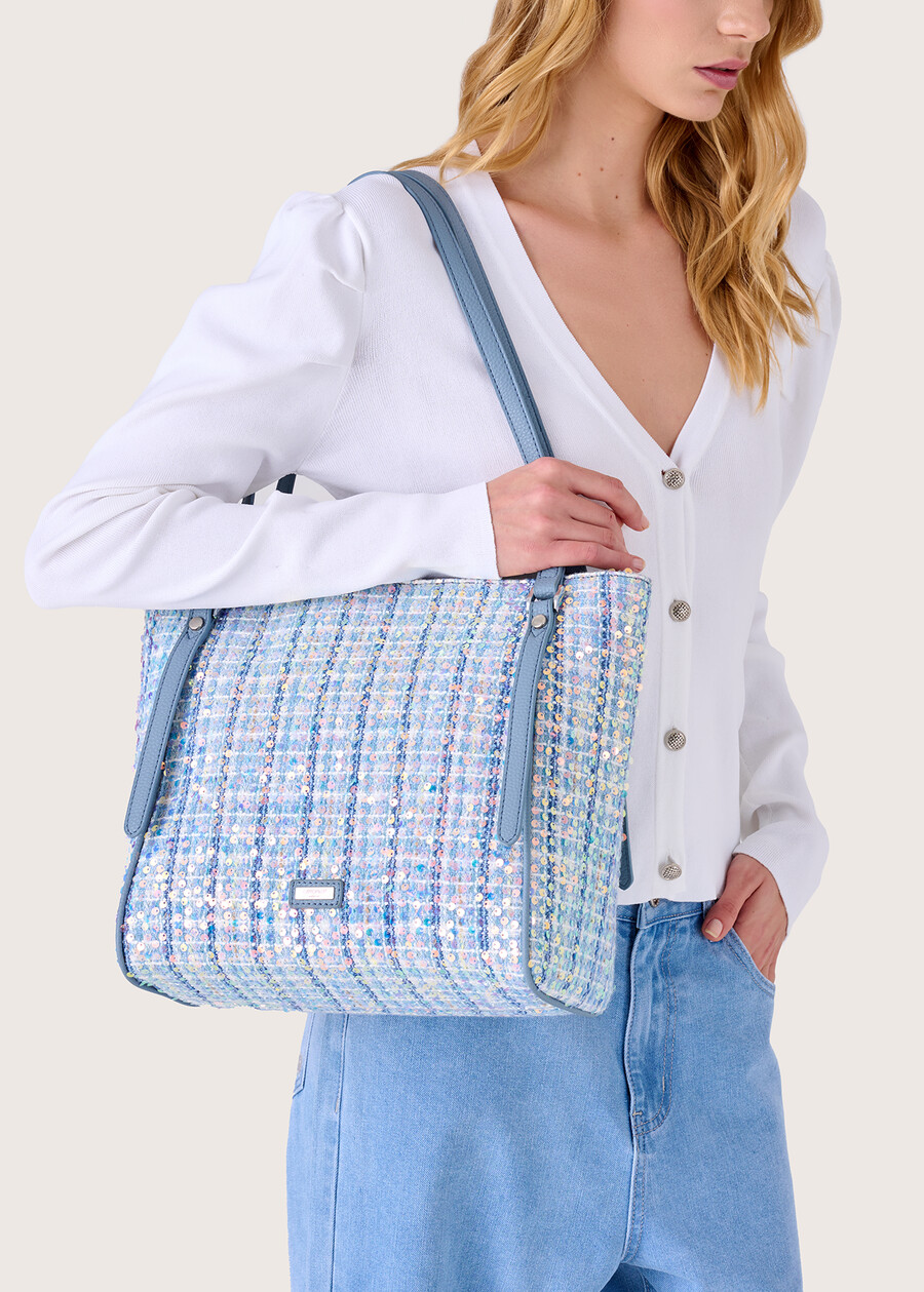 Borsa Shopping Bely con paillettes  Donna , immagine n. 1