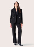 Pantalone Giorgia in punto Milano BIANCO WHITENERO BLACK Donna immagine n. 2
