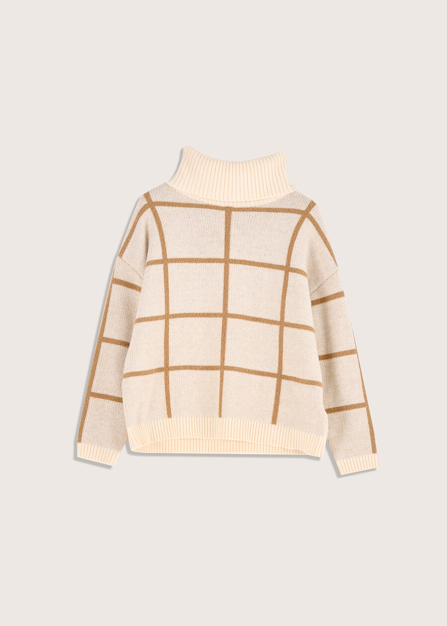 Maglia Marlyn a collo alto BEIGE LANA Donna , immagine n. 4
