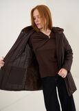 Piumino Patly liscio con cappuccio MARRONEGRIGIO Donna immagine n. 5