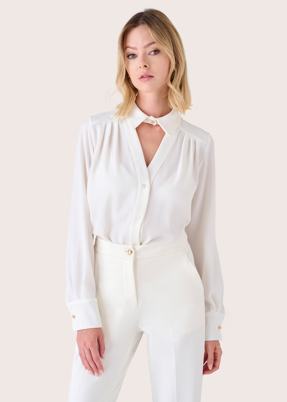 Camicia Clelia in cady BEIGE LATTE Donna null