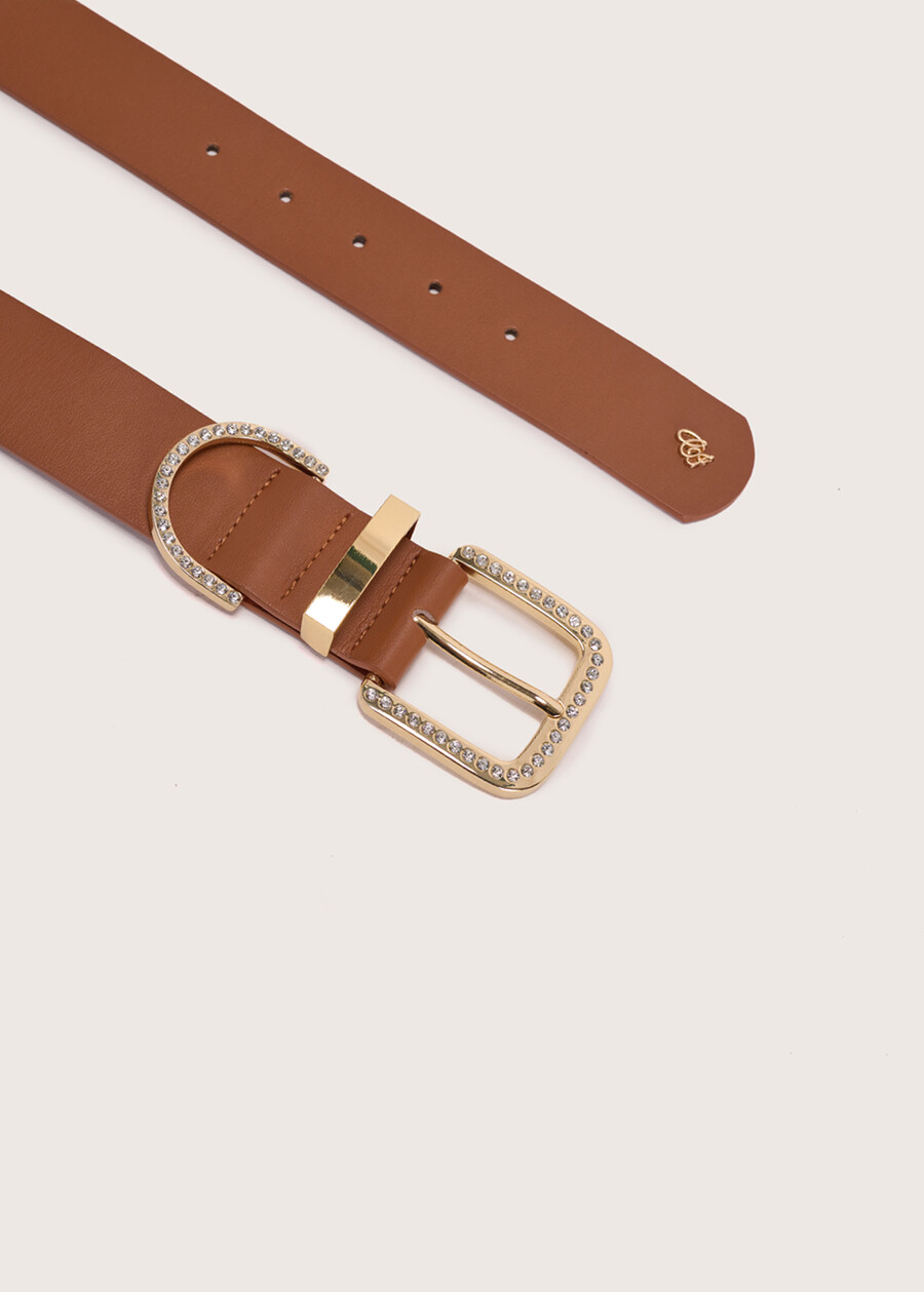 Cintura Carmen con strass MARRONE AMBER Donna , immagine n. 3