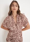 Azaleia 100% viscose long dress MARRONE Woman image number 2