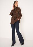 Germana double-breasted jacket MARRONE CARAMELLO Woman image number 4