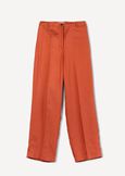 Paxly slub linen trousers ARANCIONE Woman image number 6