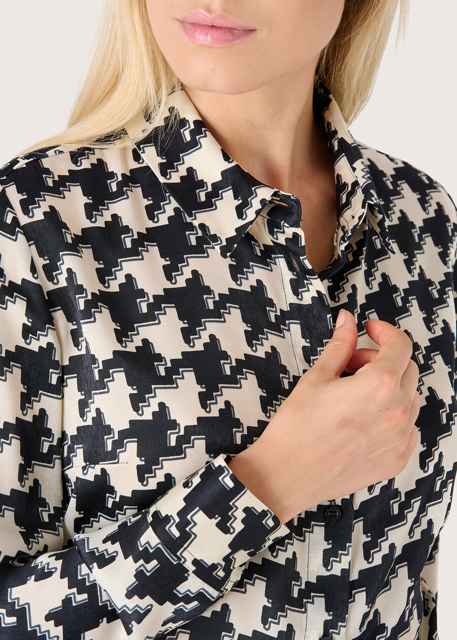 Alessia pied de coque shirt NERO Woman , image number 2
