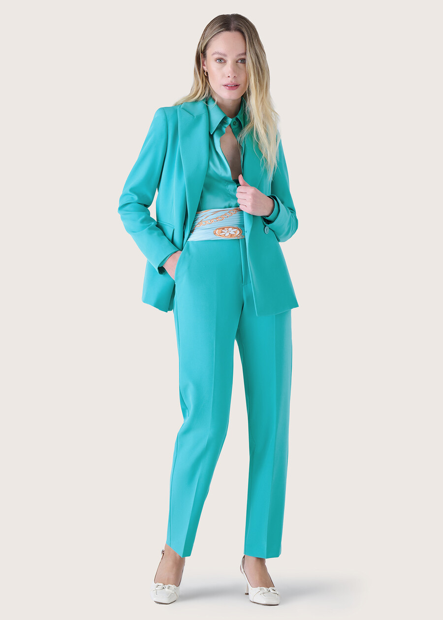Gwyneth technical fabric blazer ROSA FUCSIAVERDE POLINESIA Woman , image number 4
