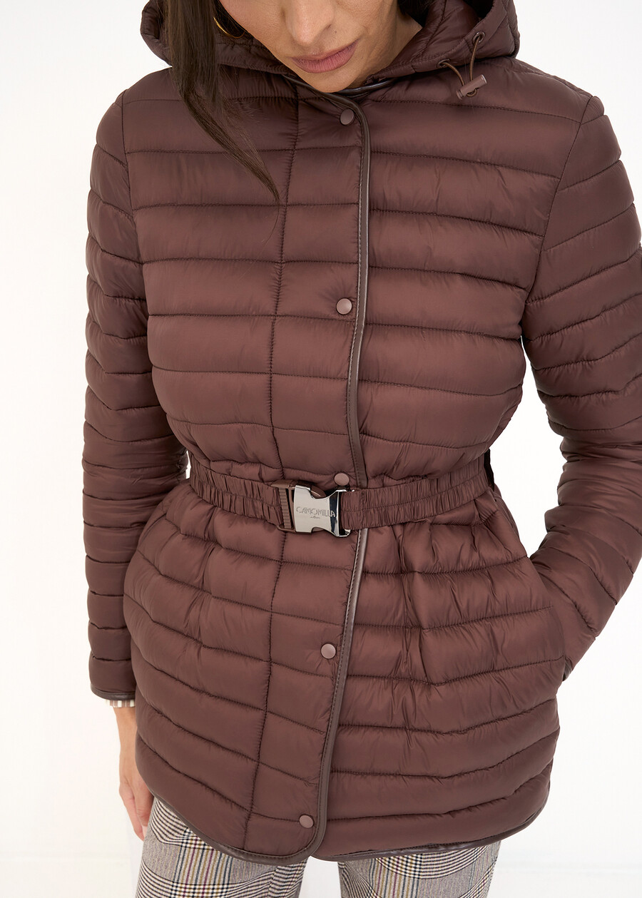Piumino leggero Park con cintura MARRONEGRIGIO Donna , immagine n. 3