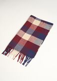 Sciarpa Spiky maxi check ROSSO BORDEAUX Donna immagine n. 1