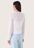 Maya openwork cardigan BIANCO OPTICAL Woman image number 3