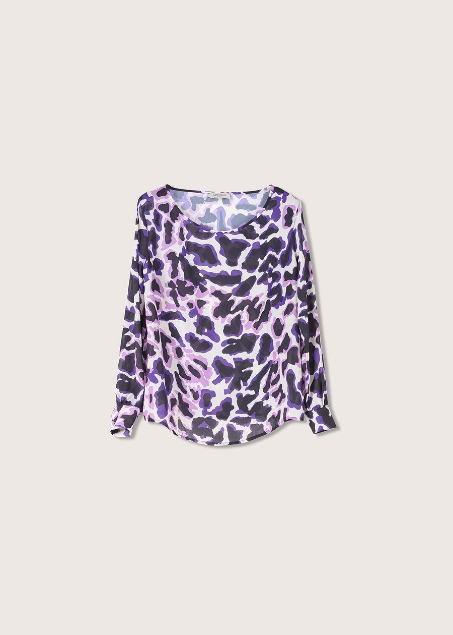 Candy crepe blouse VIOLA UVA Woman , image number 4