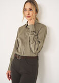 Camicia Alessia-B in satin BEIGE MOUSSEBEIGE LATTEVERDE Donna immagine n. 2