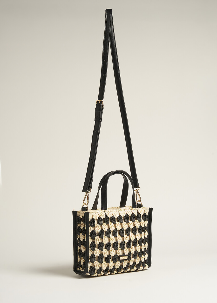Borsa Besta In Corda Intrecciata NERO BLACKBEIGE CAMMELLO Donna , immagine n. 2