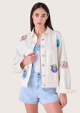 Gens 100% cotton oversized jacket BIANCO Woman image number 1
