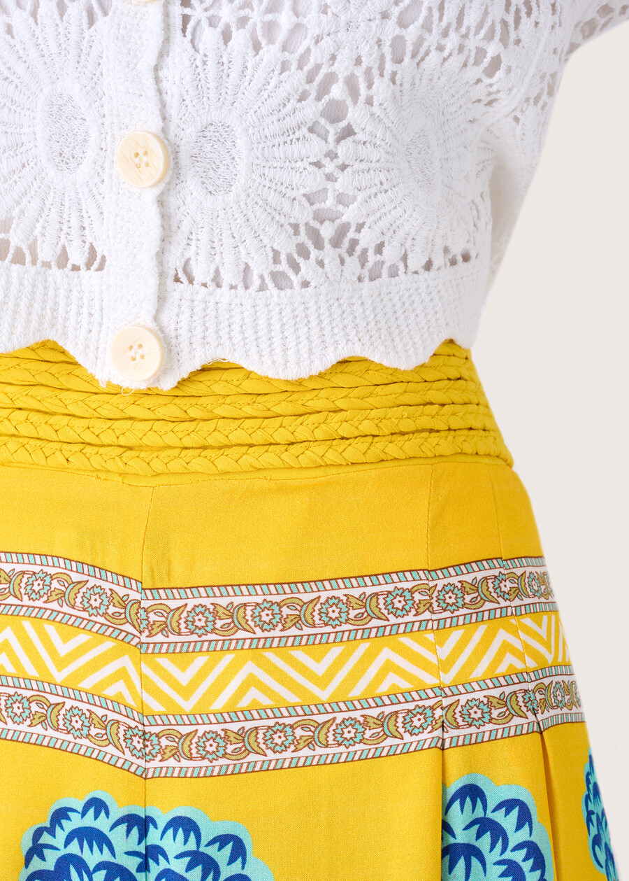 Bermuda Bihar 100% viscosa GIALLO MAIS Donna , immagine n. 3
