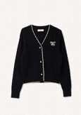 Cardigan Chantal con bottoni gioiello NERO BLACK Donna immagine n. 4