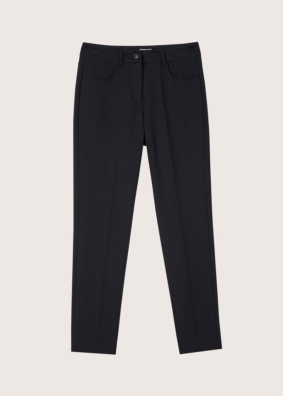 Kate Milan stitch trousers NERO BLACKBLUE OLTREMARE  Woman , image number 5
