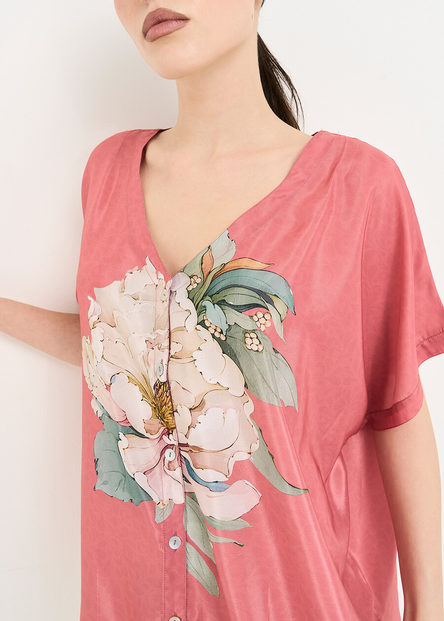 Blusa Bonnie stampa floreale ROSA Donna , immagine n. 2