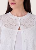 Maya openwork cardigan BIANCO OPTICAL Woman image number 2