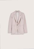 Giulietta blazer in triple crepe BEIGE LANA Woman image number 4