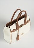 Belly canvas shopping bag BEIGE LATTE Woman image number 3