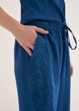 Pantaloni Pebel A Zampetta BLU OTTANIONERO BLACK Donna immagine n. 3