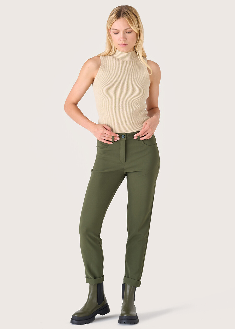 Pantalone Kate in tricotina, Donna  