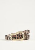 Cintura reversibile Charm in ecopelle MARRONE Donna immagine n. 1