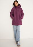Piotr padded jacket with hood BLU MIDNIGHTVIOLA VINACCIA Woman image number 2