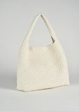 Borsa a sacca Brass in ecopelle BIANCO BURRONERO BLACK Donna immagine n. 1