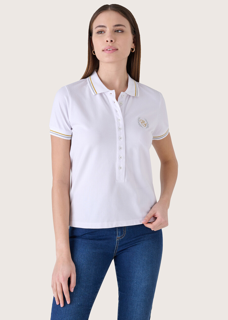 T-shirt Sadhua in cotone pettinato BIANCO WHITE Donna , immagine n. 1