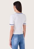 Cardigan Connie in 100% cotone BIANCO Donna immagine n. 3