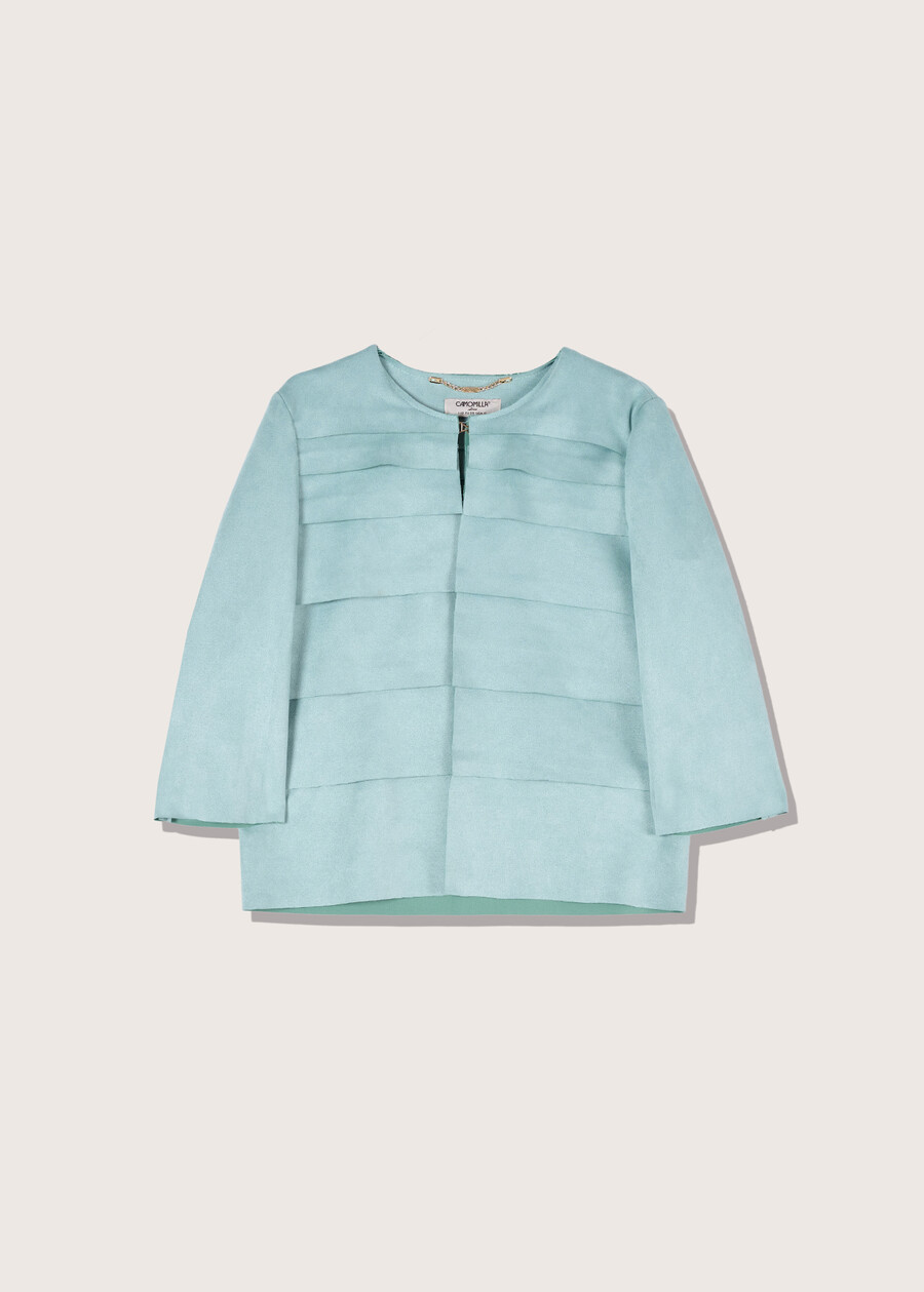 Gomez eco-suede jacket VERDE CLORO Woman , image number 4