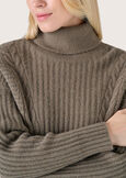 Margarita turtleneck jumper VERDE CAPPERBEIGE GREIGE Woman image number 3