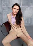 Giacca Gwyneta in poliviscosa BEIGE CAMMELLOGRIGIO MEDIUM GREY Donna immagine n. 1