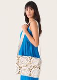 Blace 100 % straw shoulder strap BIANCONERO Woman image number 1