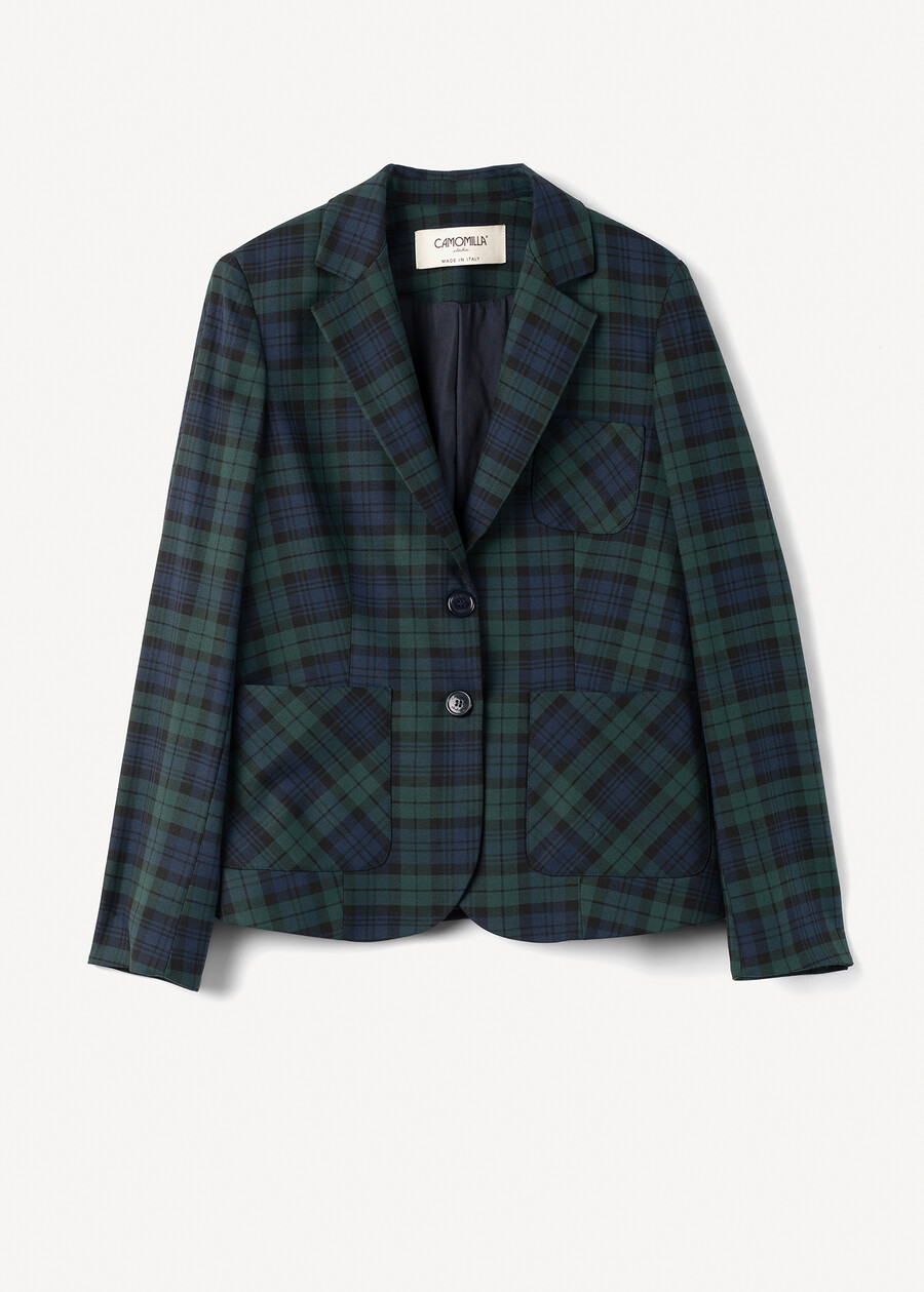 Giselle-P check jacket Archivio BLU Woman , image number 5