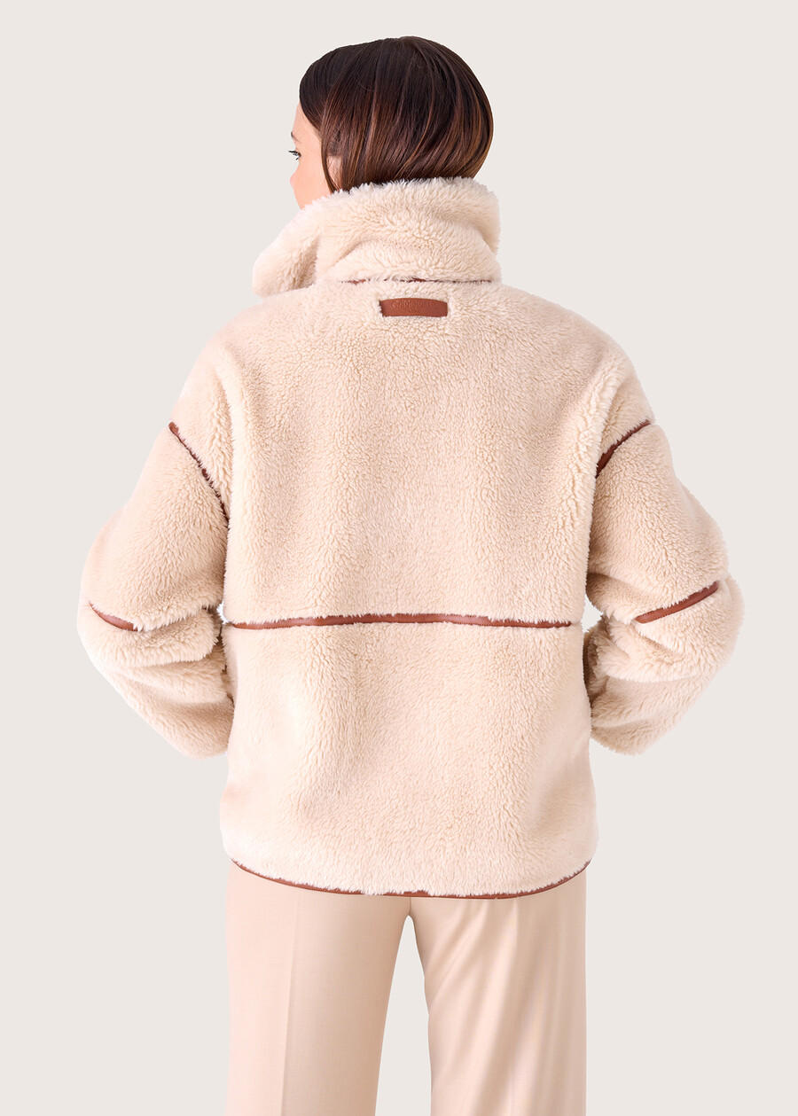 Giubbotto Grant in ecopelo BEIGE CREAM Donna , immagine n. 5