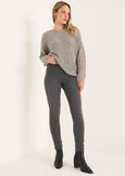 Kelly five-pocket jeggings GRIGIO GREYDENIM MEDIUM DENIM Woman image number 1