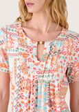 Sibilla patterned t-shirt ARANCIO SUNRISE Woman image number 2