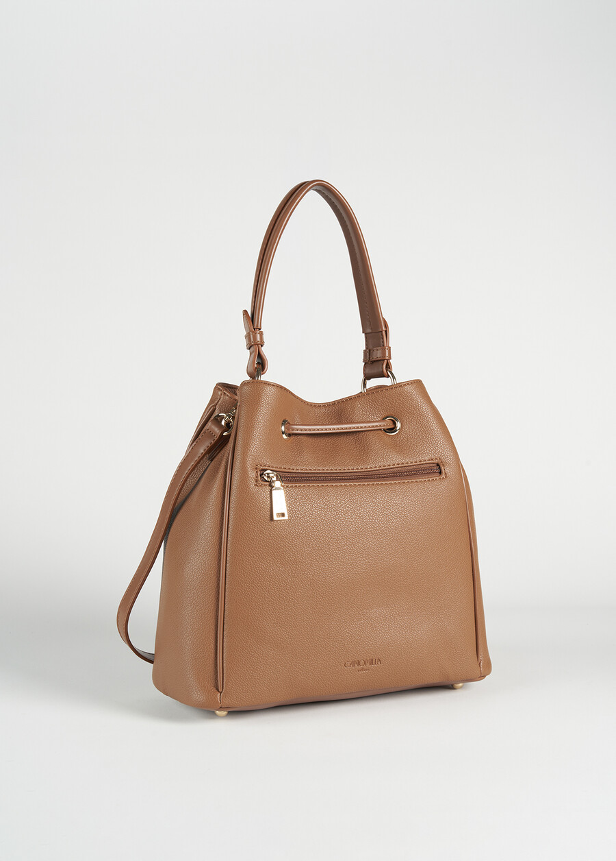 Benesia eco-leather bucket bag MARRONE Woman , image number 4