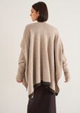 Mantella Melanie con bordo a contrasto GRIGIO MEDIUM GREYBEIGE TAUPE Donna immagine n. 4