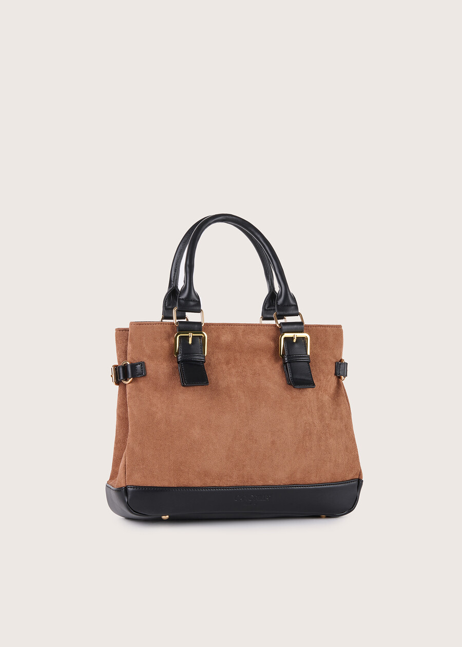 Brys eco-suede bag MARRONE CASTAGNAVERDE CARCIOFO Woman , image number 1