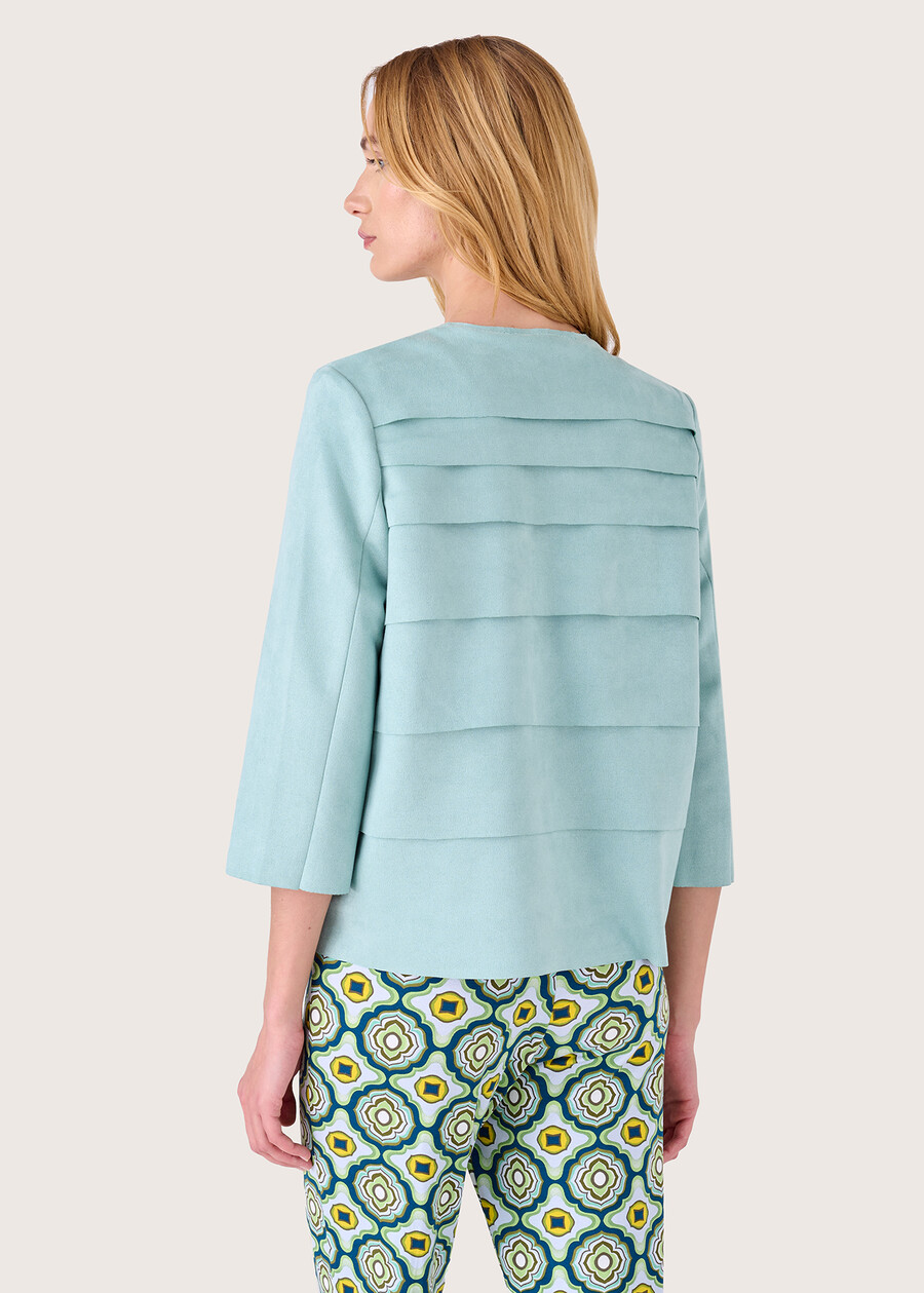Gomez eco-suede jacket VERDE CLORO Woman , image number 3