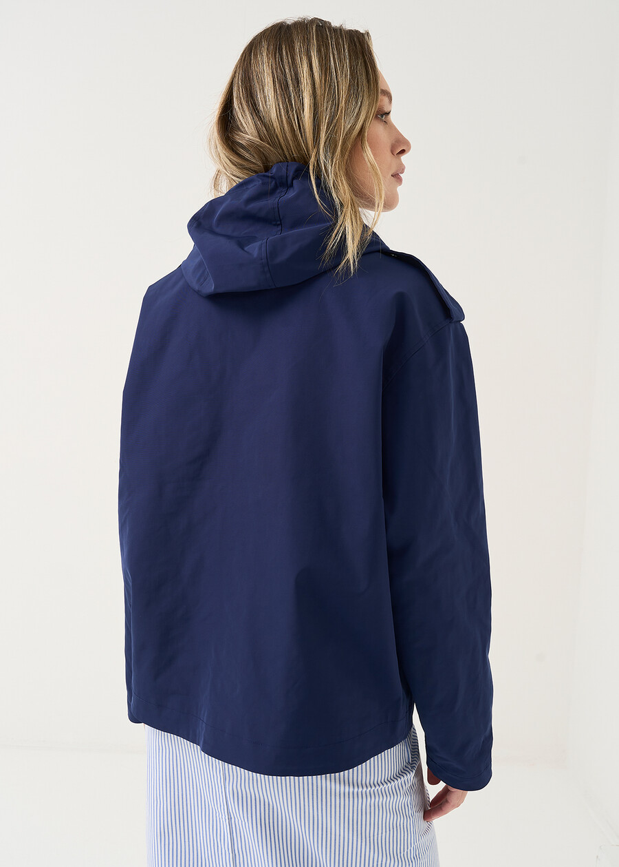 Goan technical short jacket BEIGE LATTEBLU Woman , image number 4