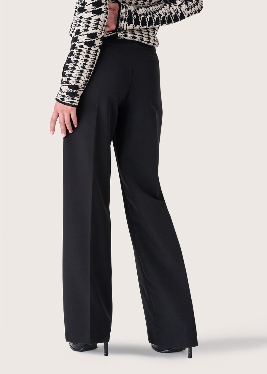 Pantalone Giorgia a palazzo NERO BLACKMARRONE VISONE Donna , immagine n. 5