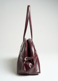 Bagary faux leather bowling bag ROSSO BORDEAUX Woman image number 3