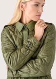 Taylor matelassé trench coat VERDE CARCIOFO Woman image number 2