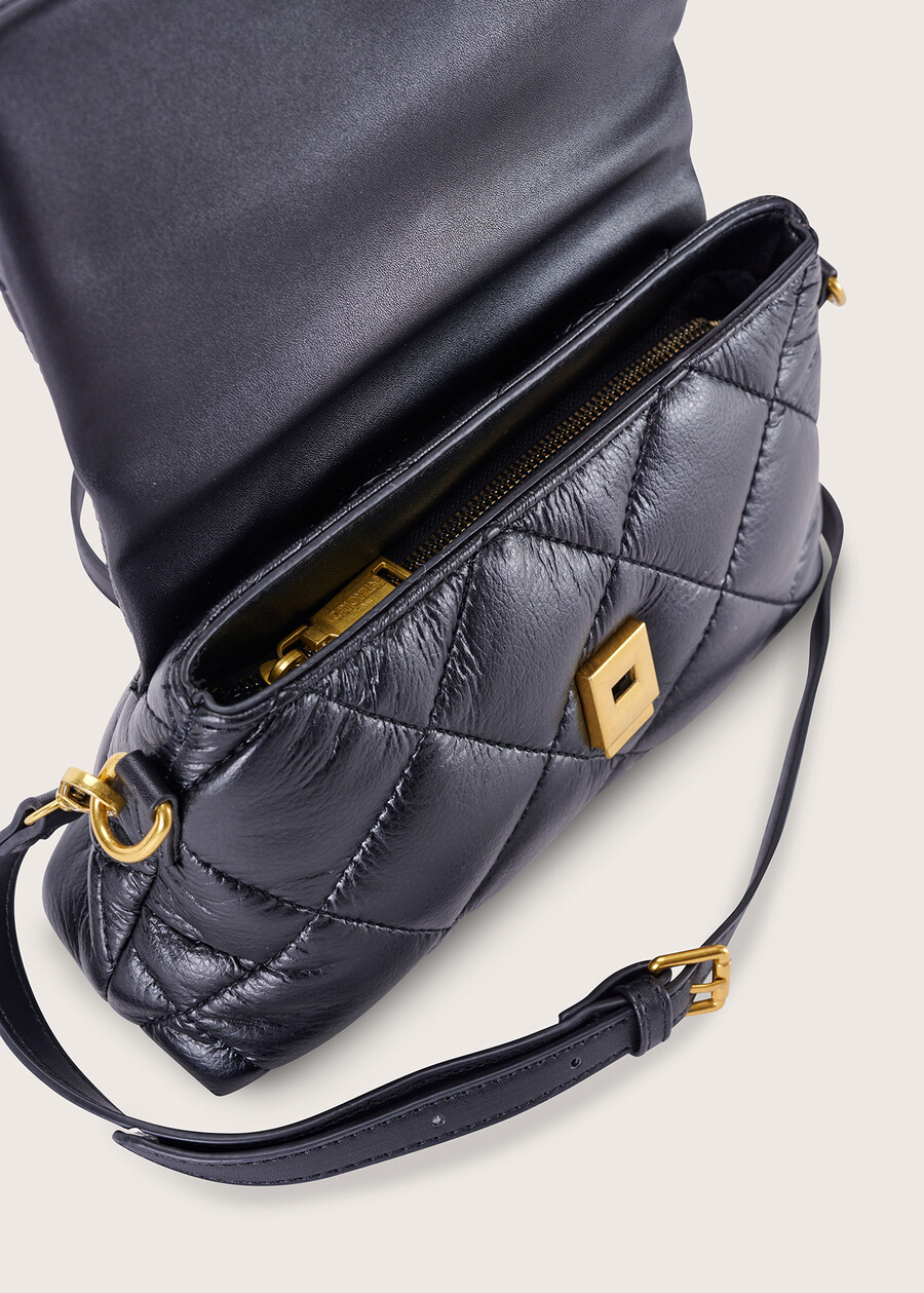 Pochette Bernadett in ecopelle NERO BLACKMARRONE CACAO Donna , immagine n. 3