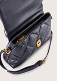 Bernadett eco-leather clutch bag NERO BLACKMARRONE CACAO Woman image number 3